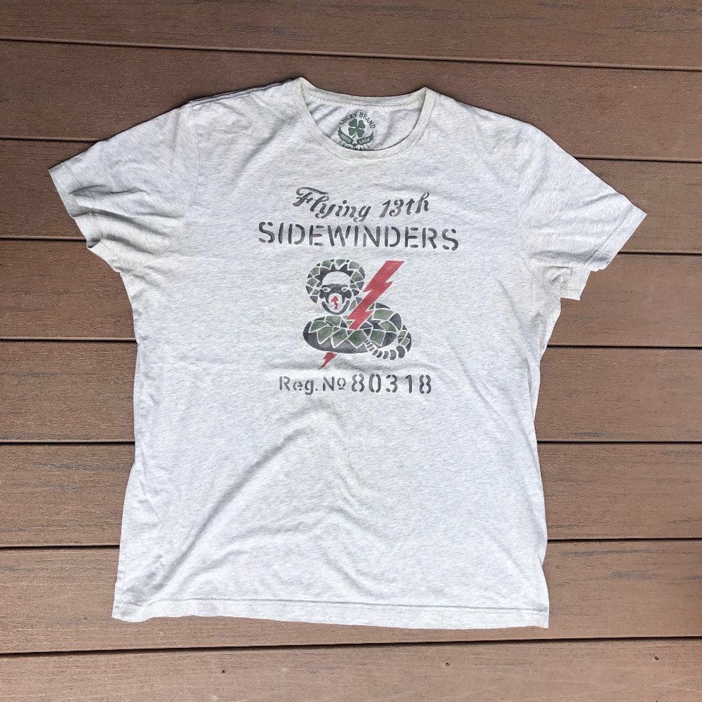 Lucky Brand Short Sleeve Graphic Tee Shirt